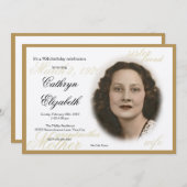 エレガントでクラシックな写真の招待状の_New 招待状 (正面/裏面)