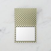 エレガントでクラシックな貝殻の縁取り ヴィンテージ レトロ 感謝 (内部)