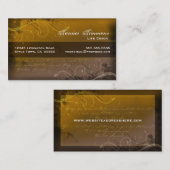 エレガントでグランジな名刺3 名刺 (正面/裏面)