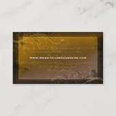 エレガントでグランジな名刺3 名刺 (裏面)