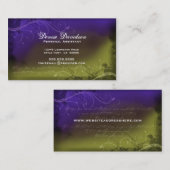 エレガントでグランジな名刺 名刺 (正面/裏面)