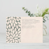 エレガントでコンテンポラリーな結婚式招待状 招待状 (スタンド正面)