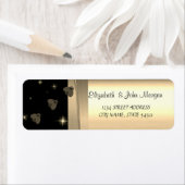 エレガントでシックなラグジュアリー , 偽のゴールド, ブラック, ラディッシュ ラベル (インサイチュ)