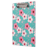 エレガントでシックな花の桜パターン クリップボード (左)