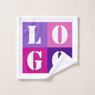 エレガントでシンプルなパーソナライズされたウェディングカスタムアイデア ウォッシュタオル