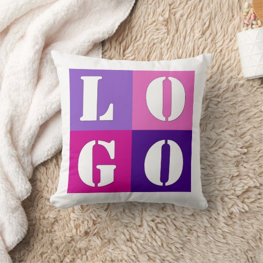 エレガントでシンプルなパーソナライズされたウェディングカスタムアイデア クッション (ブランケット)