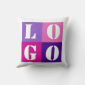 エレガントでシンプルなパーソナライズされたウェディングカスタムアイデア クッション (裏面)