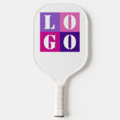 エレガントでシンプルなパーソナライズされたウェディングカスタムアイデア ピックルボールラケット (裏面)