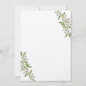 エレガントでシンプルな招待状 招待状 (裏面)