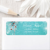 エレガントでスタイリッシュなグリッタークリスマスオーナメント ラベル (インサイチュ)