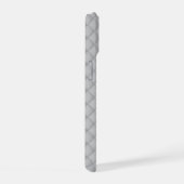 エレガントでスタイリッシュなホワイトテクスチャー iPhone 15ケース (右側面)