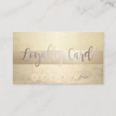 エレガントでスタイリッシュな輝くロイヤリティカード ロイヤリティカード (正面)