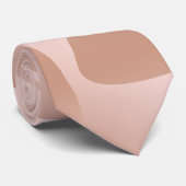 エレガントでスタイリッシュな銅のばら色の金ゴールドパターン ネクタイ (ロール)