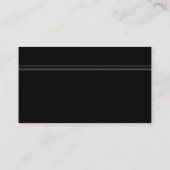 エレガントでストライプな名刺 名刺 (裏面)