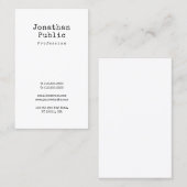 エレガントでノスタルジックなデザインのきれいで明白なレトロのトレンディー 名刺 (正面/裏面)