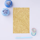 エレガントでフェイクな金ゴールドのグリッター チラシ (シングル)