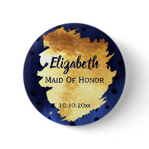 エレガントでフェイクな金ゴールドの金属の結婚披露宴の名札