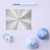 エレガントでフェイクな金属光沢がある銀 チラシ (シングル)