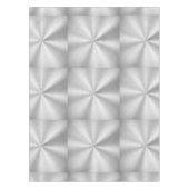 エレガントでフェイクな金属光沢がある銀 テーブルクロス (正面)