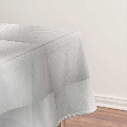 エレガントでフェイクな金属光沢がある銀 テーブルクロス (インサイチュ)