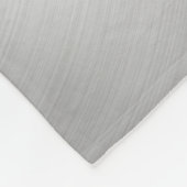 エレガントでフェイクな金属光沢がある銀 フリースブランケット (角)