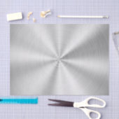 エレガントでフェイクな金属光沢がある銀 薄葉紙 (クラフト)