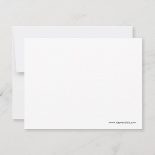 エレガントでフォーマルな応答カード 出欠カード (裏面)