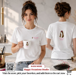 エレガントでミニマルなヘアスタイリストTシャツ Tシャツ