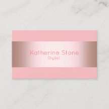 エレガントでモダンなひよこのばら色の金ゴールド及びピンクのストリップ