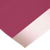 エレガントでモダンなひよこのバーガンディのばら色の金ゴールド及びストリップ ショートテーブルランナー (コーナー)