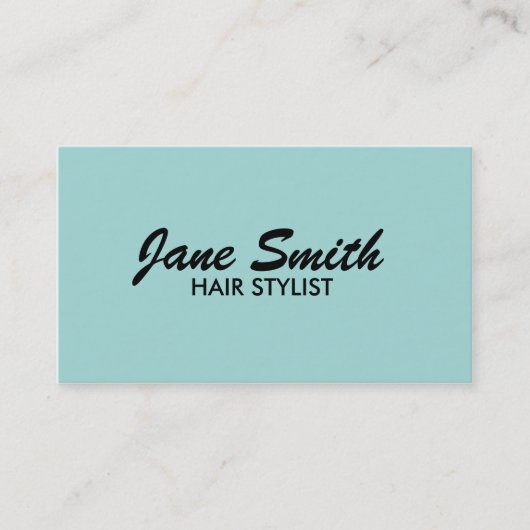 エレガントでモダンな専門のスタイリッシュな上品 名刺 (正面)