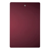 エレガントでモダンな最小主義のすみれ色の勾配の金ゴールド ミニクリップボード (裏面)