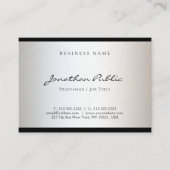 エレガントでモダンな最小主義のデザインのシンプルの魅力 名刺 (正面)