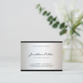 エレガントでモダンな最小主義のデザインのシンプルの魅力 名刺 (スタンド正面)