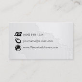 エレガントでモダンな背景 名刺 (裏面)