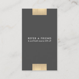 エレガントでモダンなKraftPrintの金ゴールドの上品は垂直を参照します 名刺