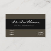 エレガントでモノグラムのな上品 名刺 (裏面)