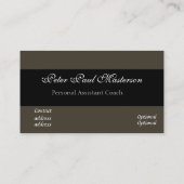 エレガントでモノグラムのな上品 名刺 (裏面)