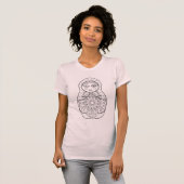 エレガントでロシアのな人形 Tシャツ (正面フル)