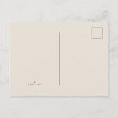 エレガントでロマンチックな花園の花の天蓋 案内ポストカード (裏面)