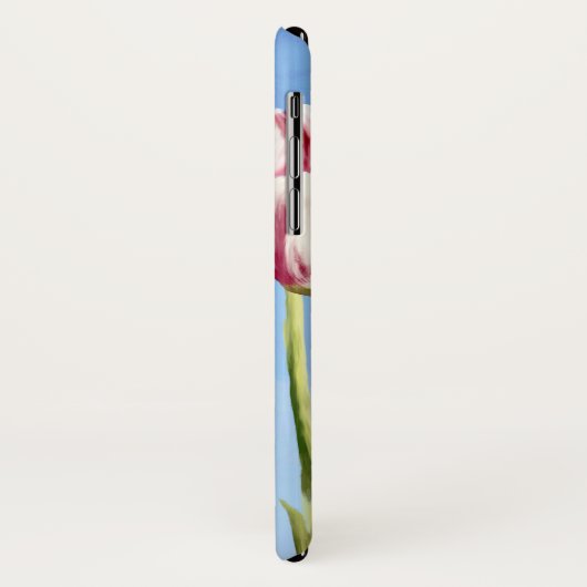 エレガントで上品なピンクのグワッシュの花模様 Case-Mate iPhoneケース (裏面/左)