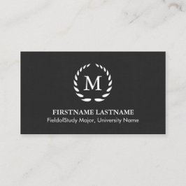 エレガントで及びモダンな学生の名刺 コーリングカード