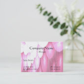 エレガントで抽象的な名刺 名刺 (スタンド正面)