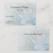 エレガントで抽象的な名刺 名刺 (正面/裏面)