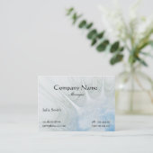 エレガントで抽象的な名刺 名刺 (スタンド正面)