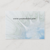 エレガントで抽象的な名刺 名刺 (裏面)
