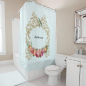 エレガントで旧式なフランス人のスタイルのシャワー・カーテン シャワーカーテン (インサイチュ)