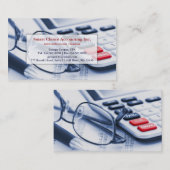 エレガントで明るい会計の名刺 名刺 (正面/裏面)