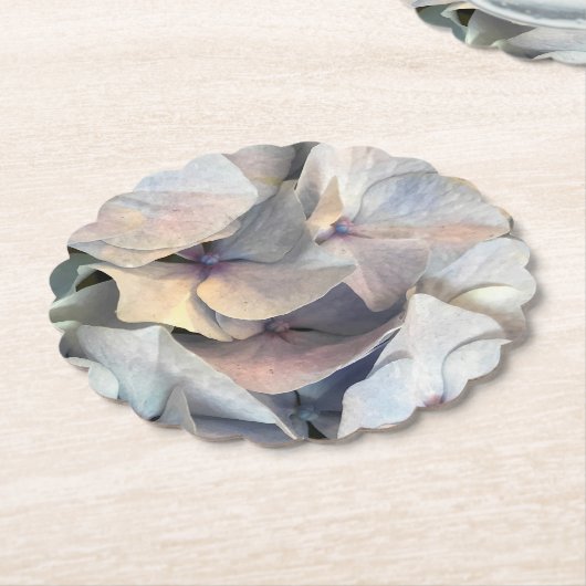 エレガントで柔らかい花のコースター ペーパーコースター (アングル)