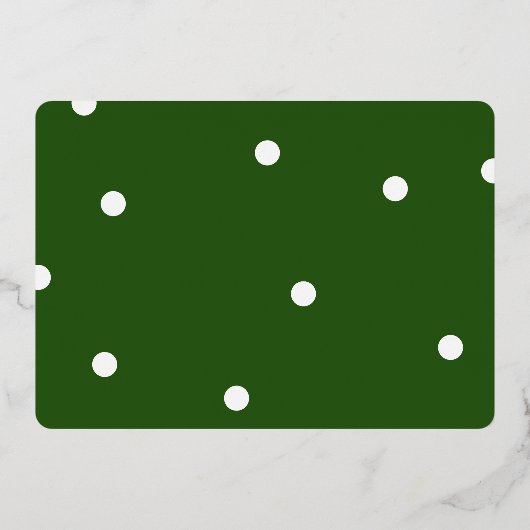 エレガントで楽しいクリスマス カスタム フォト 箔シーズンカード (裏面)